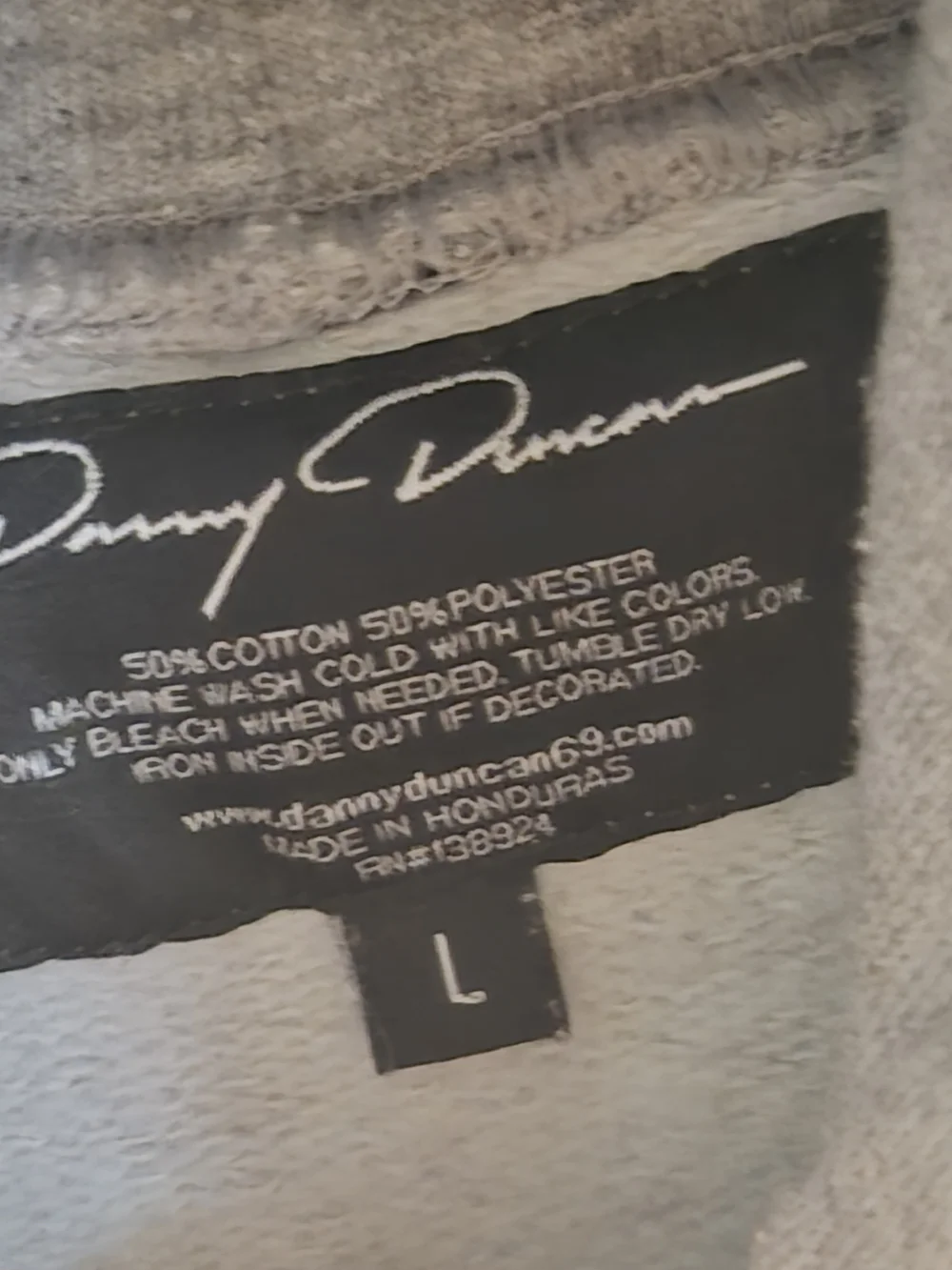 Danny Duncan Virginity Rocks Grey Hoodie Mens Large 24x25 50/50 Pullover 5075